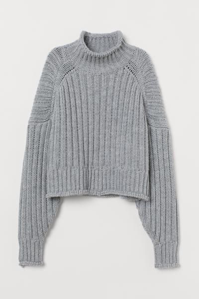 Rib-knit Turtleneck Sweater | H&M (US + CA)