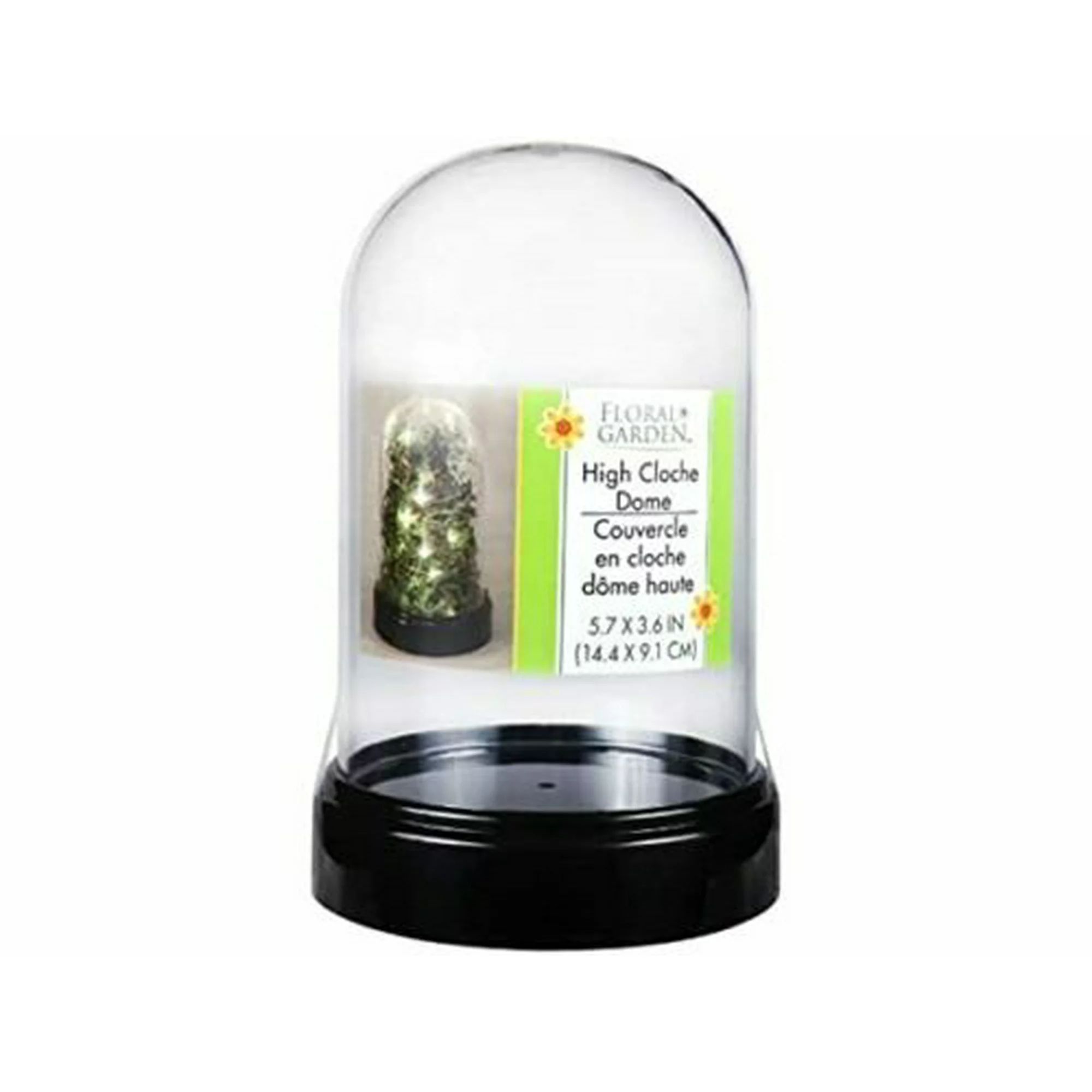 (2) Floral Garden Craft Supply - DIY Clear Fillable Plastic Cloche Dome | Walmart (US)