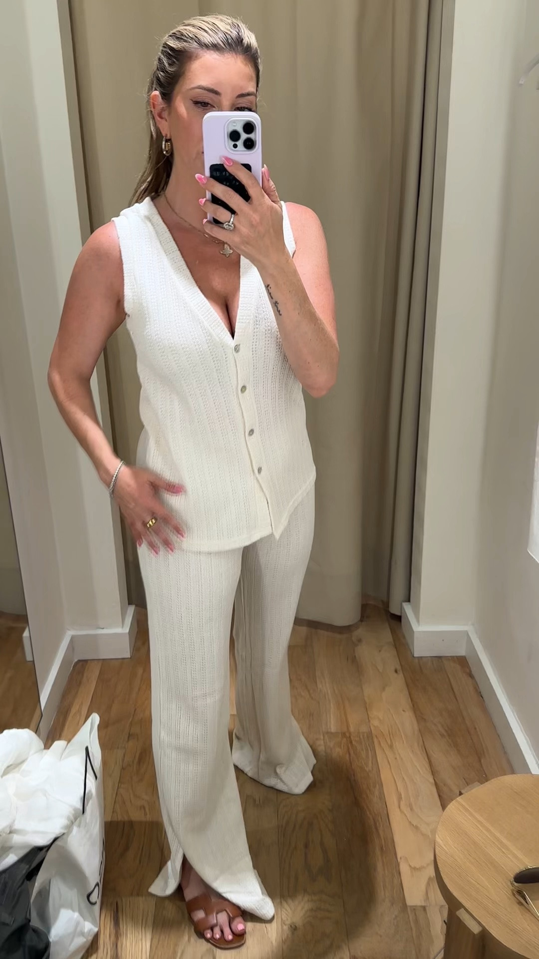 Love these pieces for summer! Vest is an xs. Pants are size small. Dress is size 4. 

#LTKOver40 #LTKFindsUnder100 #LTKStyleTip