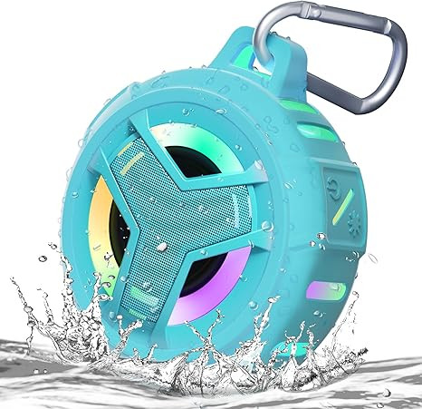 EBODA Waterproof Bluetooth Shower Speaker, IPX7 Floating Portable Wireless Small Speakers, 24H Pl... | Amazon (US)