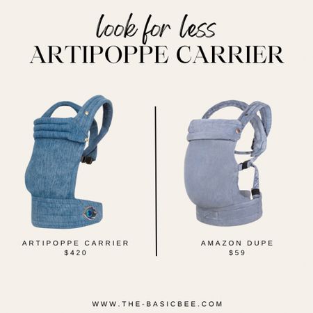 Artipoppe dupe on Amazon for under $60! Love the look of this dupe and has great reviews. 

Amazon dupe, artipoppe dupe, baby carrier, baby must haves, baby registry

#LTKbump #LTKbaby #LTKsalealert