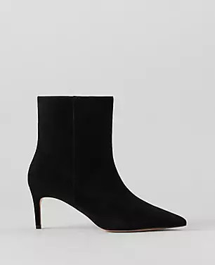 Stiletto Suede Bootie | Ann Taylor (US)