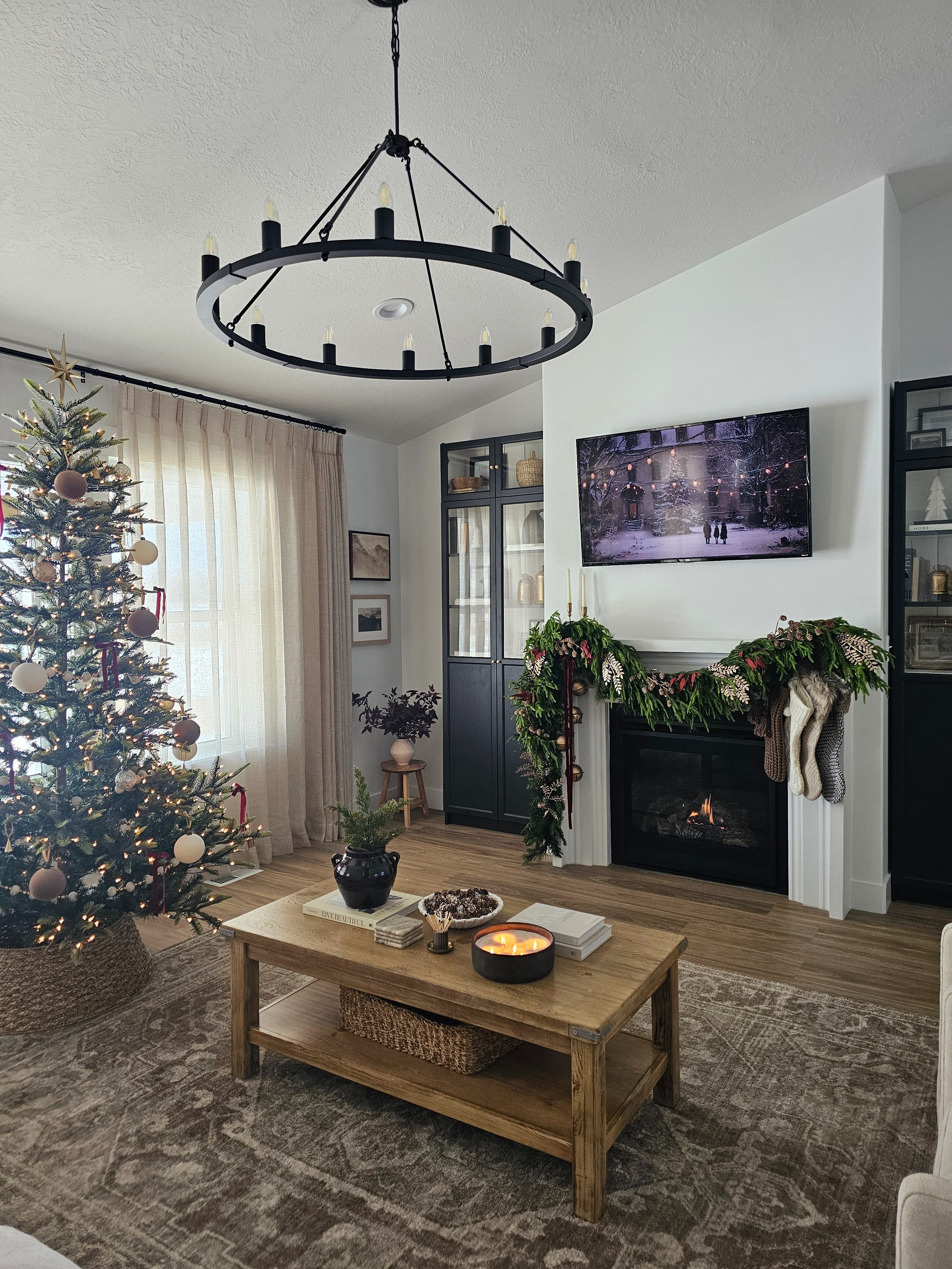 Christmas 2025 in the living room 🎄

#LTKHoliday #LTKSeasonal #LTKHome