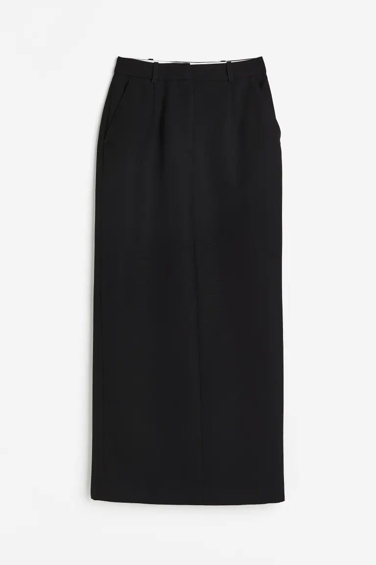 Wool-blend pencil skirt - Black - Ladies | H&M GB | H&M (UK, MY, IN, SG, PH, TW, HK)