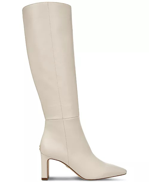 Sam Edelman Sylvia Snip-Toe Knee-High Dress Boots, Regular & Wide Calf - Macy's | Macy's