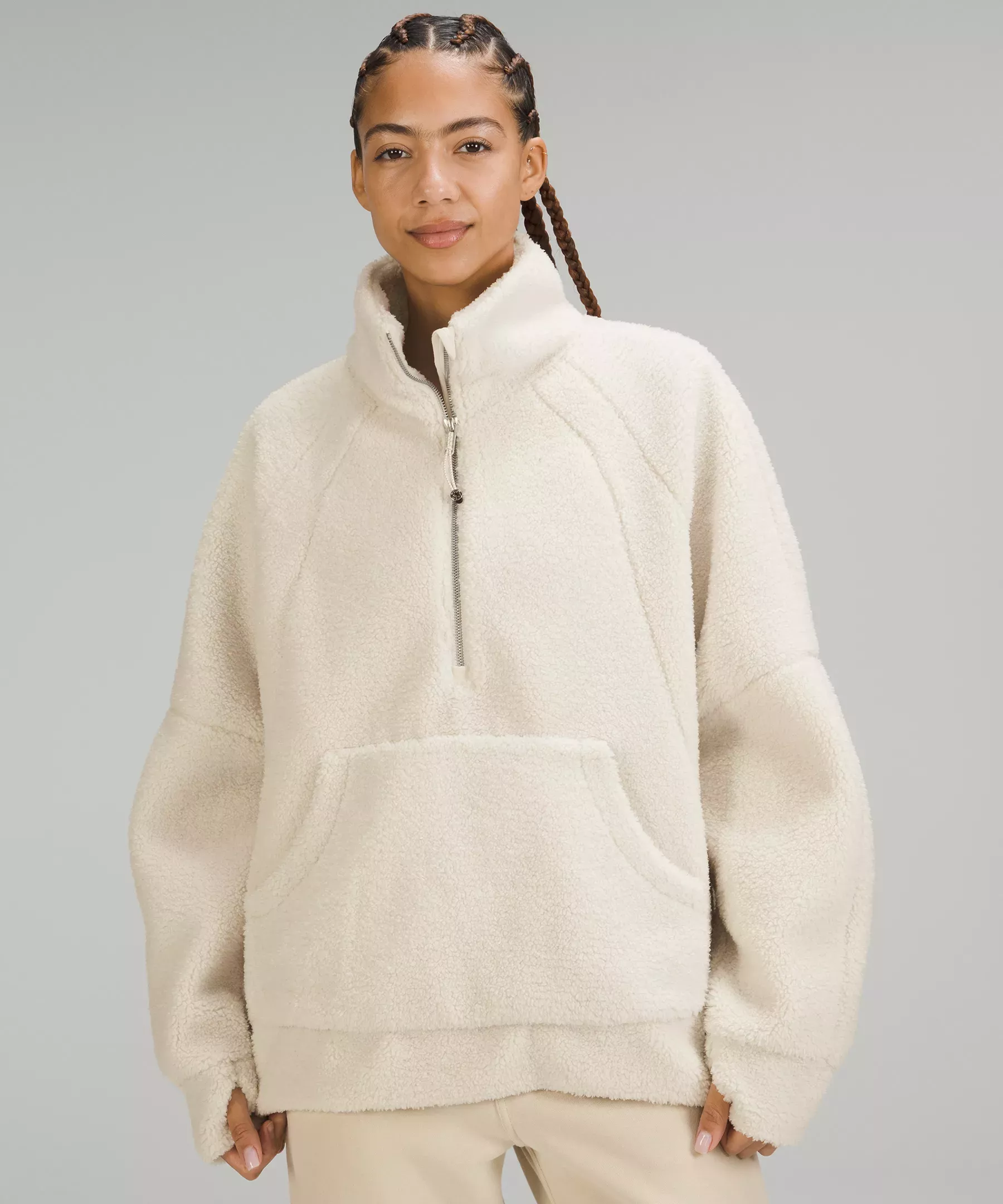 Scuba Oversized Fleece Funnel-Neck … curated on LTK