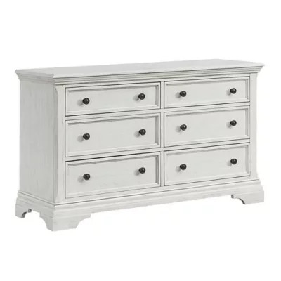 Westwood Design Olivia 6-Drawer Double Dresser in Brushed White | Bed Bath & Beyond