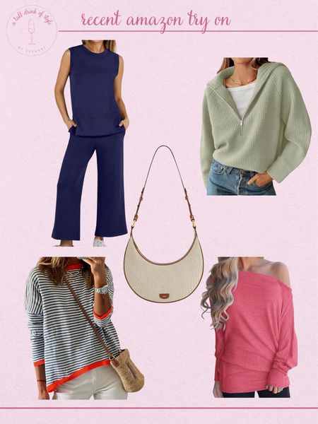 Recent Amazon finds.
Two piece set, zip collar sweater, canvas and leather purse, off the shoulder to, stripe sweater

fashion for women over 50, tall fashion, smart casual, work outfit, workwear, timeless classic outfits, timeless classic style, classic fashion, jeans, date night outfit, dress, spring outfit, jumpsuit, wedding guest dress, white dress, sandals

spring dress, spring outfit, spring fashion, spring outfit ideas, spring outfits, cute spring outfits, spring outfit, spring fashion, wedding guest dress, jeans, white dress, sandals

summer style, summer wedding guest, white dress, sandals, summer outfit, summer fashion, summer outfit ideas, summer concert outfit, jeans, sandals, shorts

#LTKFindsUnder50 #LTKOver40 #LTKStyleTip