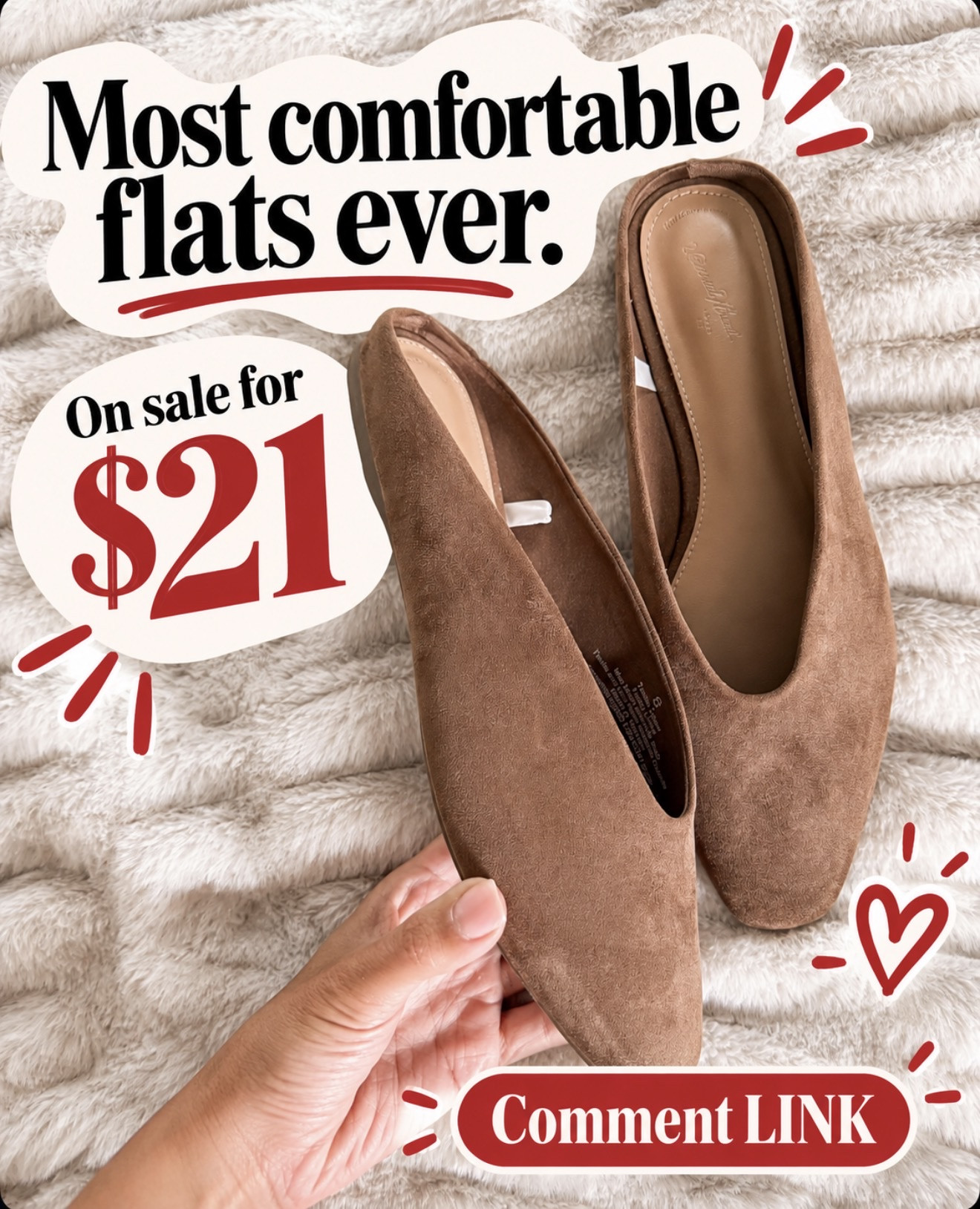 I’m not exaggerating—these might be the most comfortable flats I’ve ever worn! 😍 The perfect fall color, easy to wear with everything and on sale for only $21.

#LTKSaleAlert #LTKOver40 #LTKSeasonal