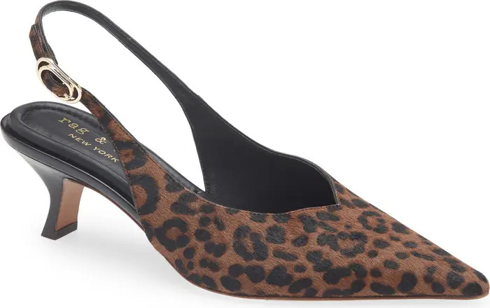 Madison Slingback Pointed Toe Kitten Heel Pump (Women) | Nordstrom