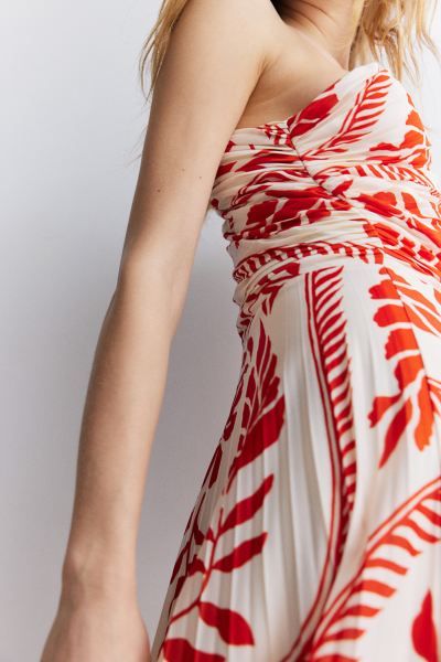 Pleated One-shoulder Dress | H&M (US + CA)
