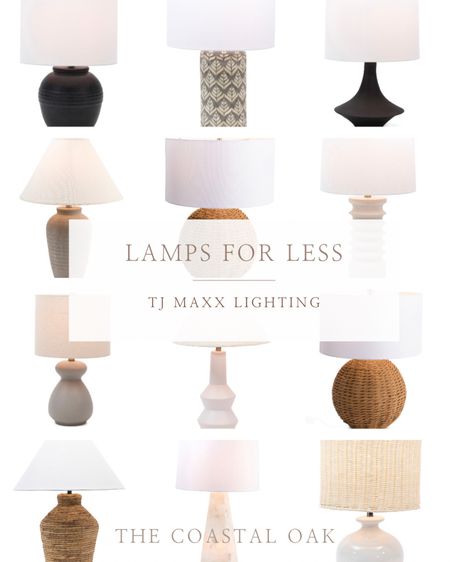 Lamps and lighting for less from TJ Maxx 



#LTKstyletip #LTKsalealert #LTKhome