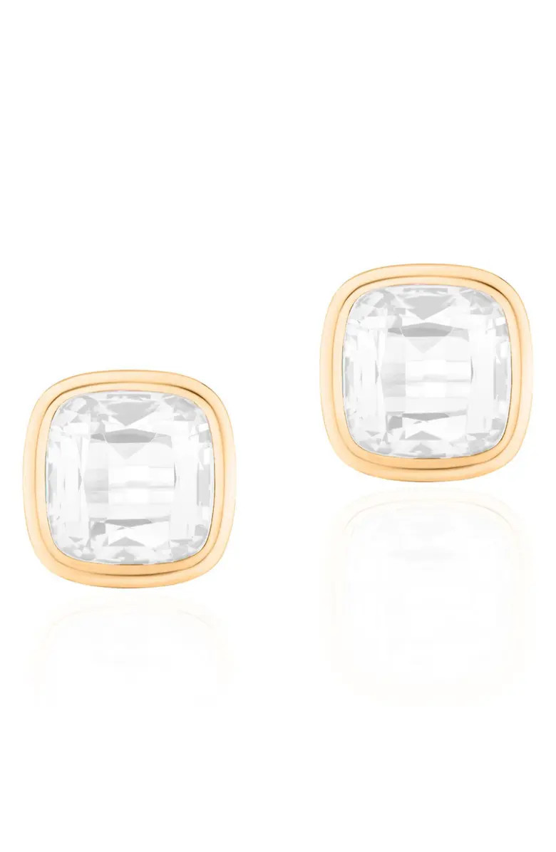 Manhattan Cushion Cut Stud Earrings | Nordstrom