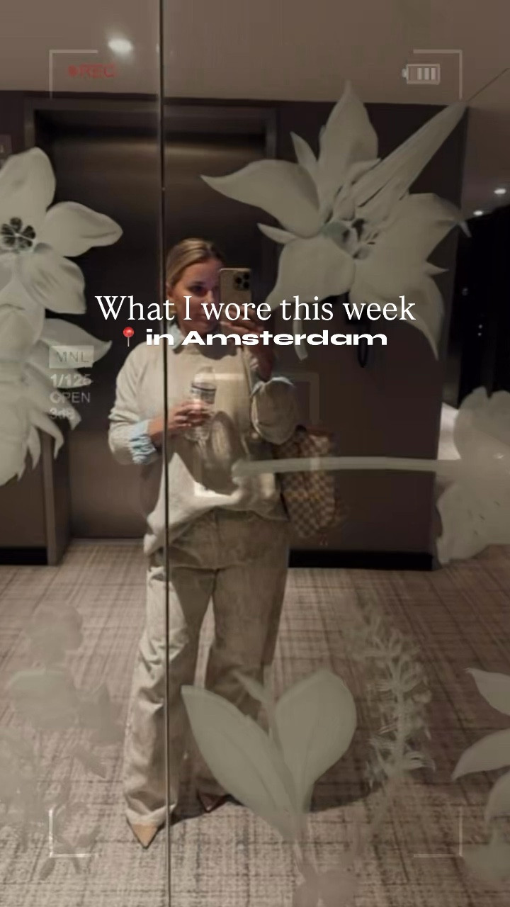 What I wore this week for a work trip in Amsterdam, Europe outfits, easy and casual work outfits 

#LTKgrwm #LTKWorkwear #LTKTravel
