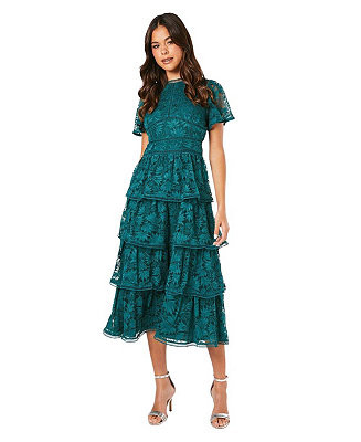 Women's Tiered Lace Dress | Macy's