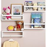 Gneric Floating Shelves for Wall, Burlywood Nursery Book Shelves, 15.7 inch Kids Bookshelf, Wall ... | Amazon (US)