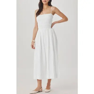 Splendid Kenzie Eyelet Sleeveless Maxi Dress in White at Nordstrom, Size X-Small | Nordstrom