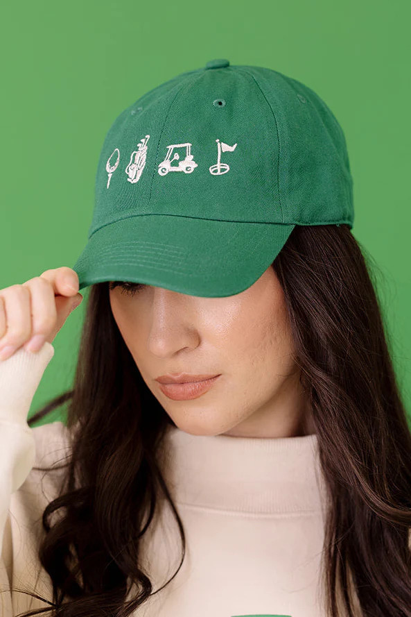 Golf Icons Hat in Kelly Green | Girl Tribe Co.