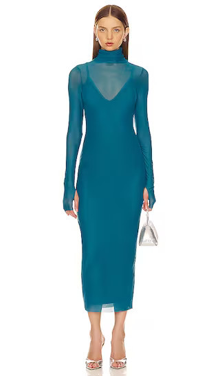 AFRM Shailene Maxi Dress in Blue. - size XXS | Revolve Clothing (Global)