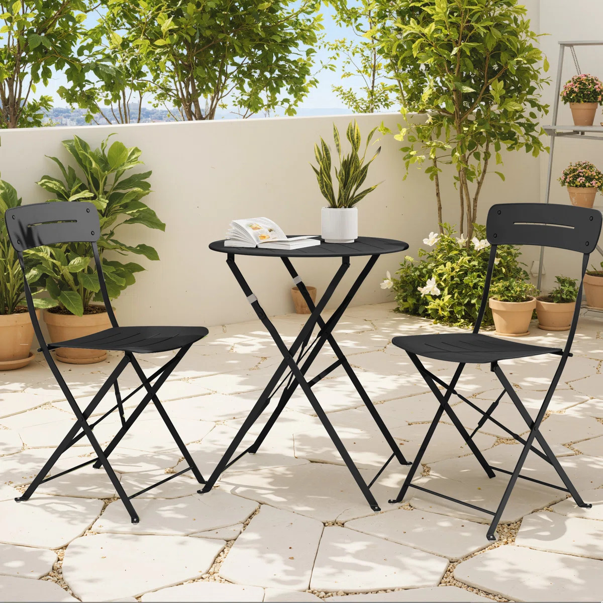 Shelah 2-Person Folding Patio Dining Set | Wayfair North America