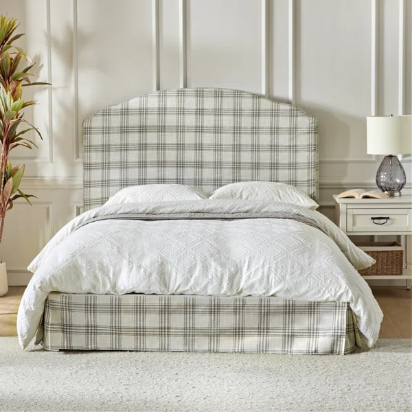 Harutiun Upholstered Platform Bed with Washable Slipcover and Adjustable Headboard | Wayfair North America