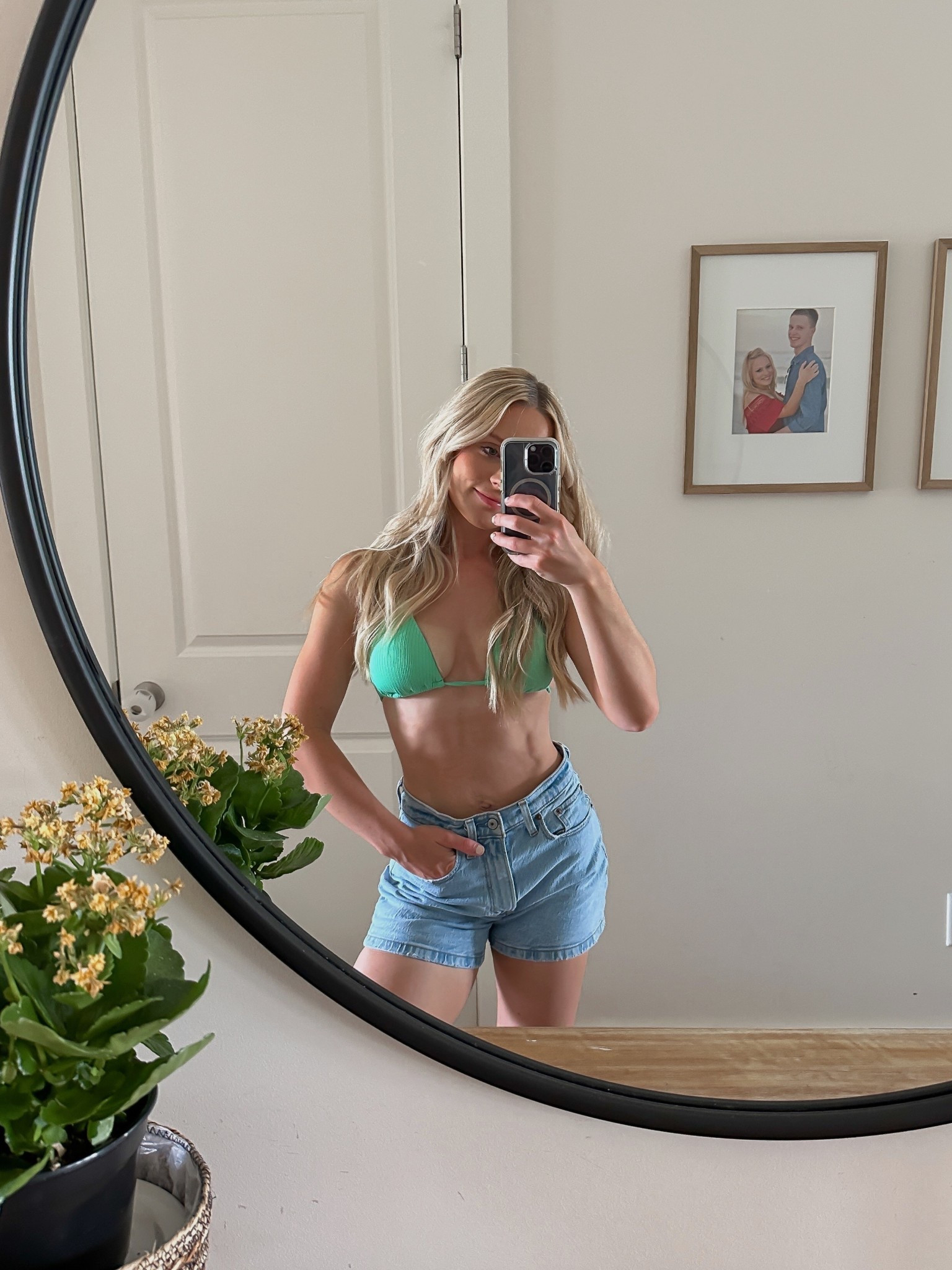 Bikini is from Lulus and shorts are Abercrombie! Wearing a 25 in the shorts!

#summerfit #swimsuit 

#LTKSeasonal #LTKSummerEdit #LTKSwim