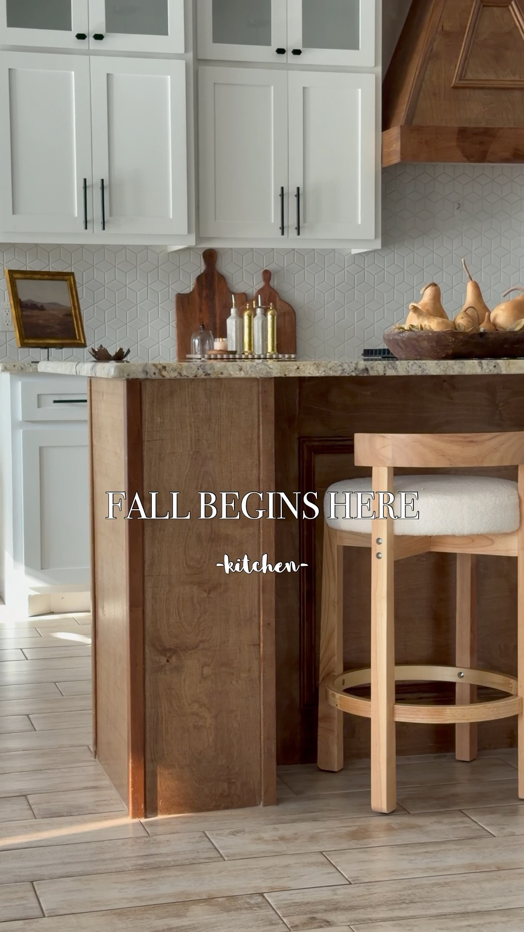 Fall begins here 🍂

Starting in the kitchen with warm woods, collected pieces, and all the cozy fall layers I’ve been waiting to bring out.

Our new bar stools from fit so beautifully into the space. I love how the natural wood and textured seats bring in even more warmth and work so effortlessly with everything I’m adding for the season.

#LTKHome #LTKSaleAlert #LTKSeasonal