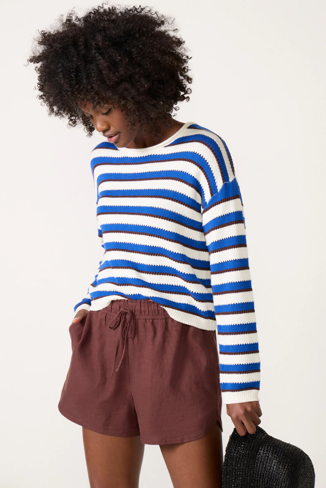 Prado Stripe Sweater | Evereve