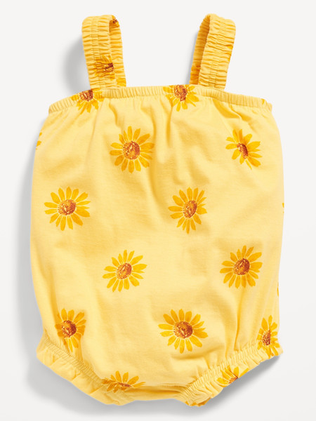 Printed Sleeveless One-Piece Romper for Baby | Old Navy (US)