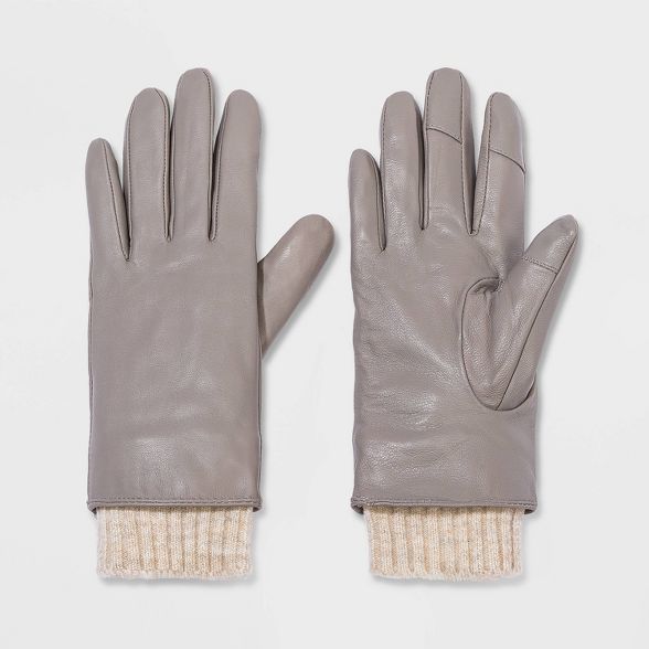 Women's Leather Gloves - A New Day™ | Target