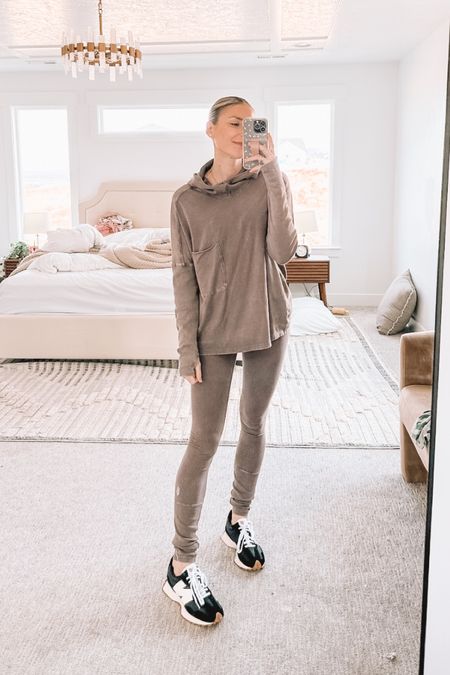 winter outfit • new balance sneakers • free People set that’s so great for layering when we head up to the mountain (it’s my favorite base layer)