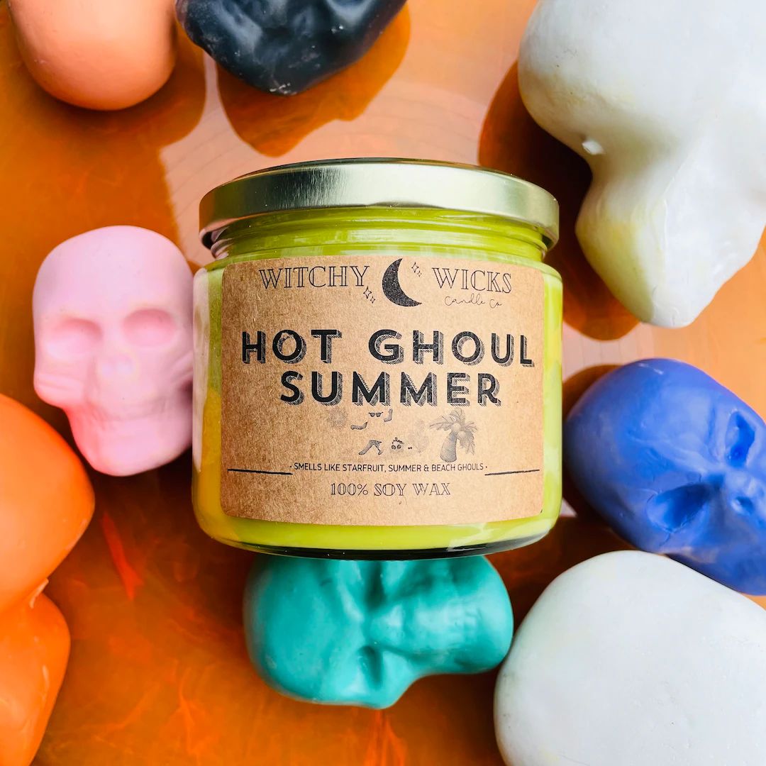 Hot Ghoul Summer 100% Soy Wax Candle - Etsy | Etsy (US)