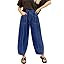 Sidefeel Womens Barrel Jeans Drawstring Baggy Denim Pants | Amazon (US)