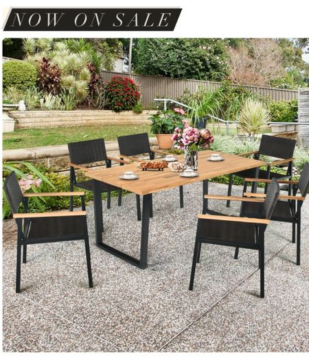 Patio dining set on sale, outdoor furniture, patio furniture



#LTKSaleAlert #LTKHome #LTKSeasonal