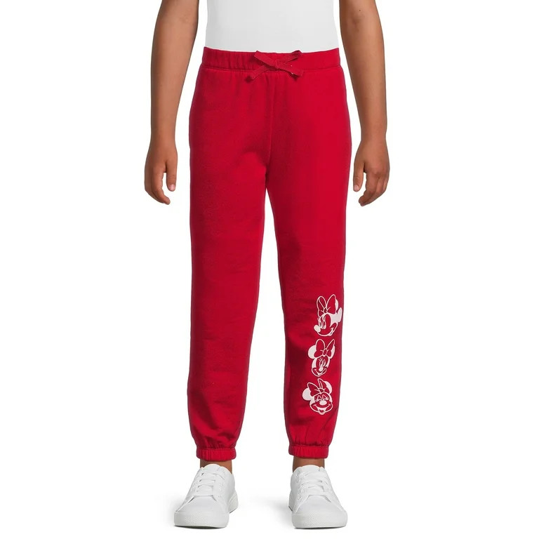 Minnie Mouse Girls Jogger Pants, Sizes 4-16 | Walmart (US)