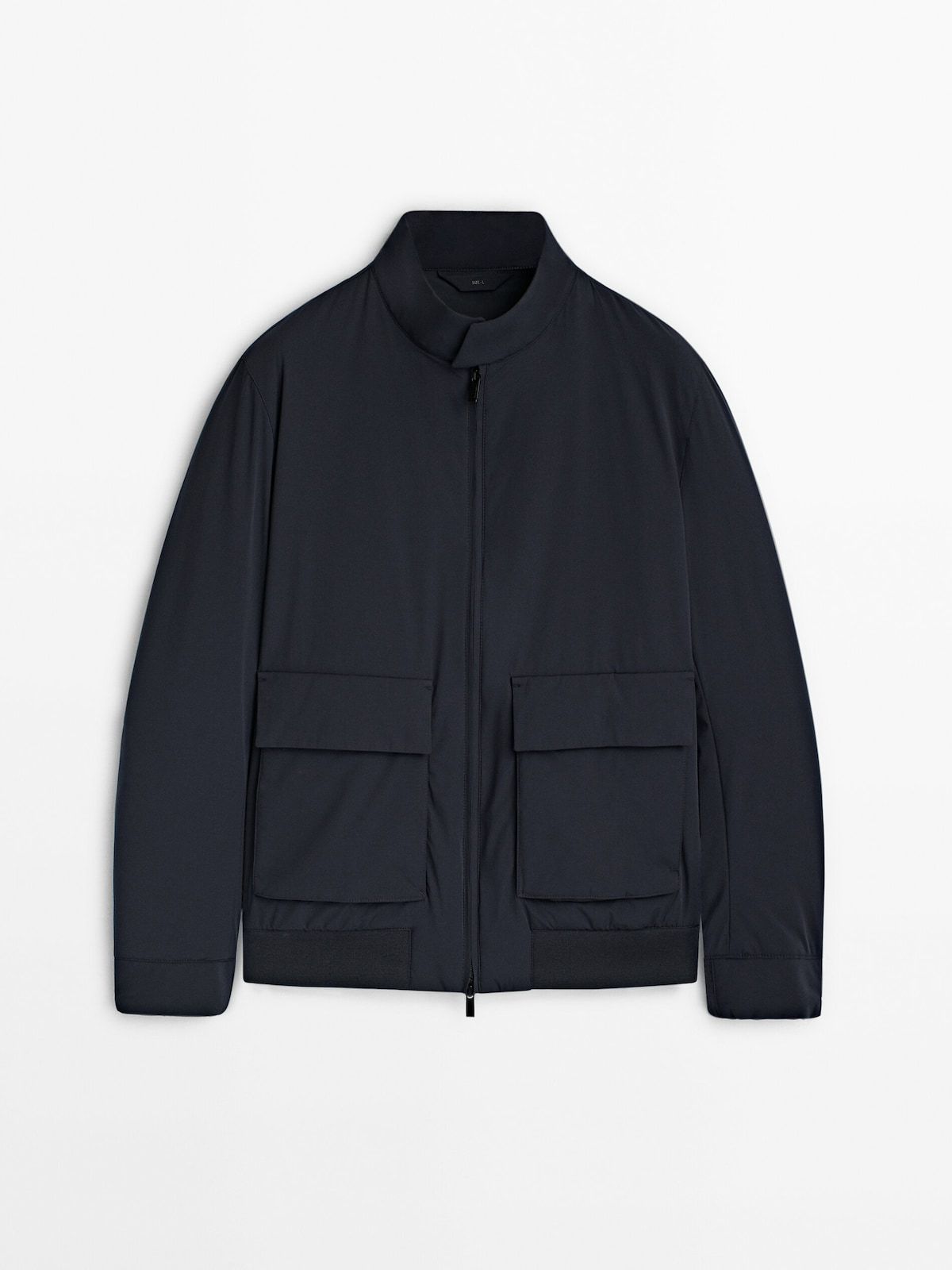 Bi-stretch jacket with pockets | Massimo Dutti (US)