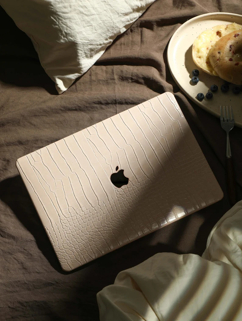 Beige MacBook Case, Glossy Leather Hard Case for MacBook Air 13 11 15 Pro 16 MacBook Retina 15 13... | Etsy (US)