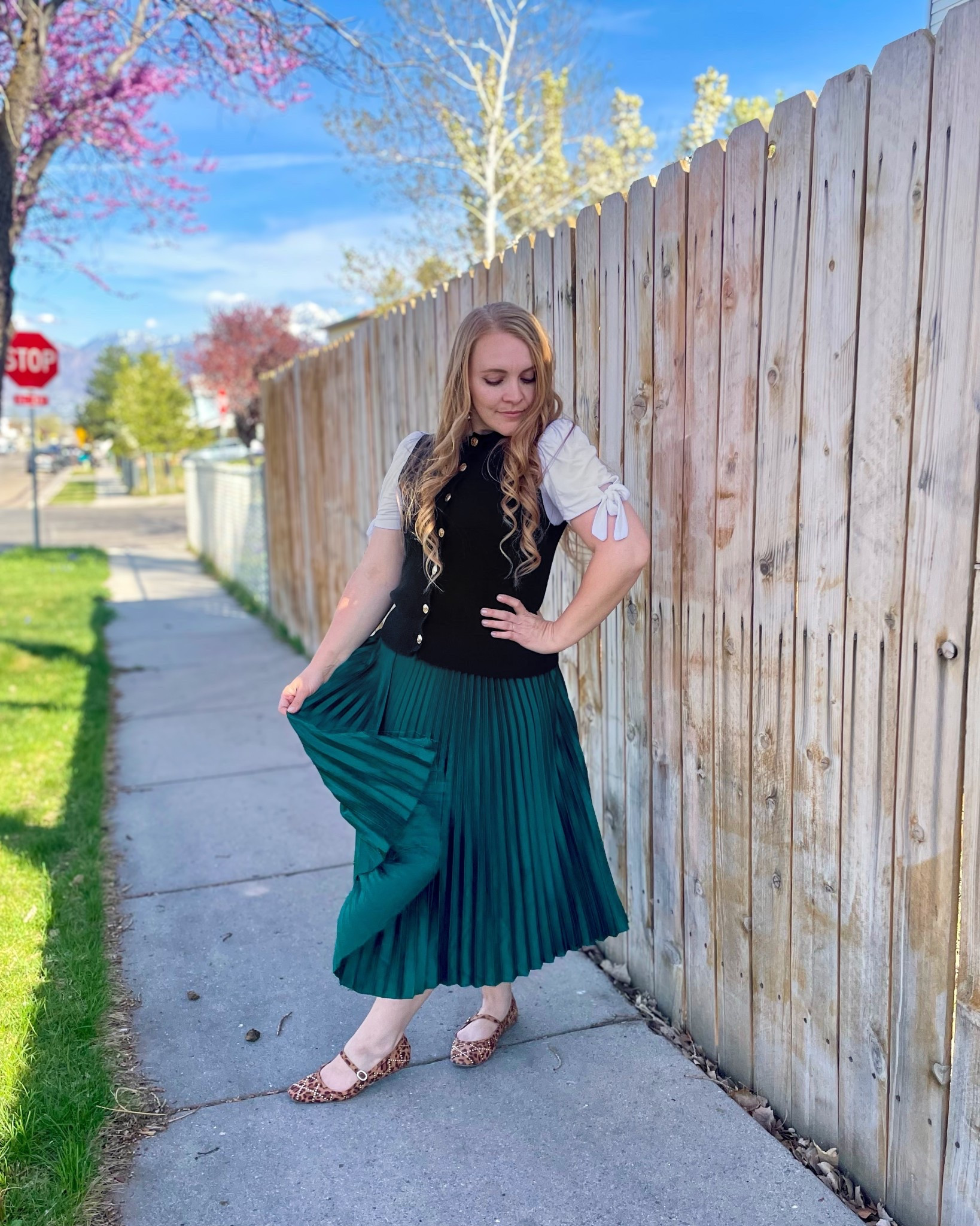 Twirly skirts and leopard print shoes? Yes please! 

#LTKSeasonal #LTKootd #LTKWorkwear