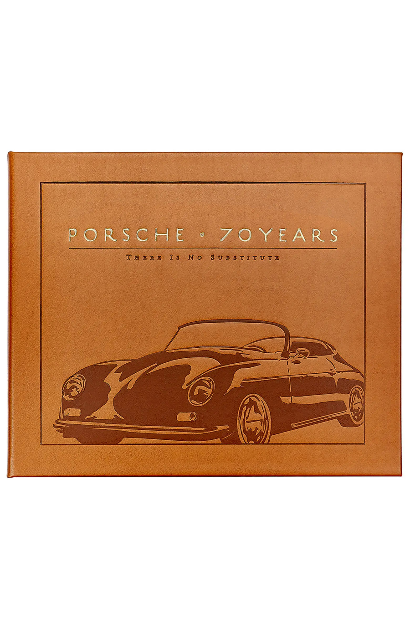 Graphic Image Porsche 70 Years There Is No Substitute Leather Coffee Table Book | Nordstrom | Nordstrom