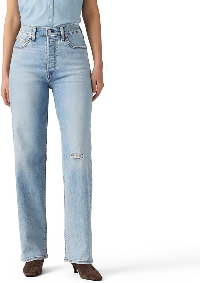 Levi's Women's Ribcage Straight Full Length Jeans | Amazon (US)