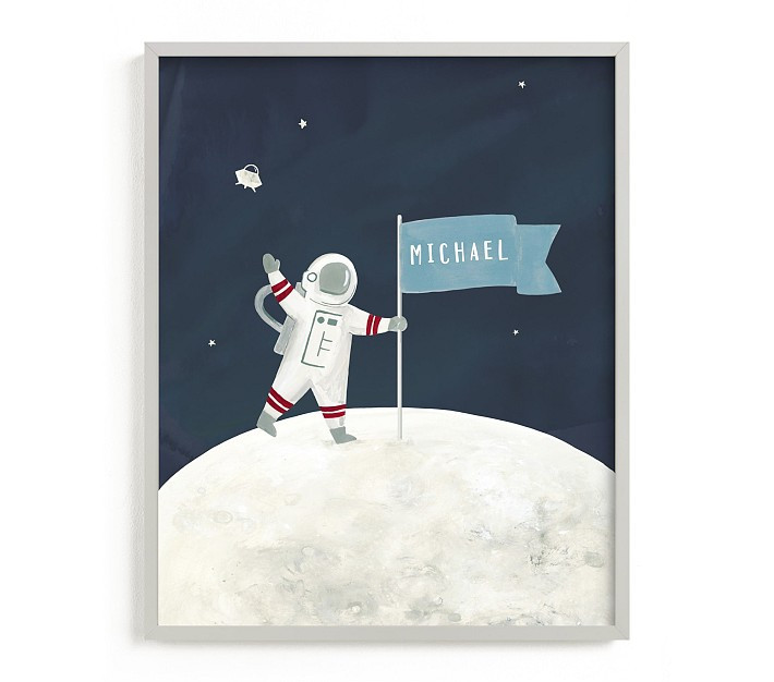 Minted® Love you to the Moon Wall Art by Teju Reval | Pottery Barn Kids