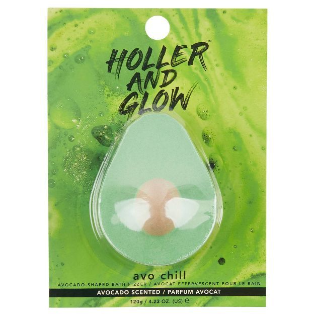 Holler and Glow Avo Chill Bath Bomb - 4.2oz | Target