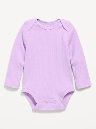 Long-Sleeve Ribbed Bodysuit for Baby | Old Navy (CA)