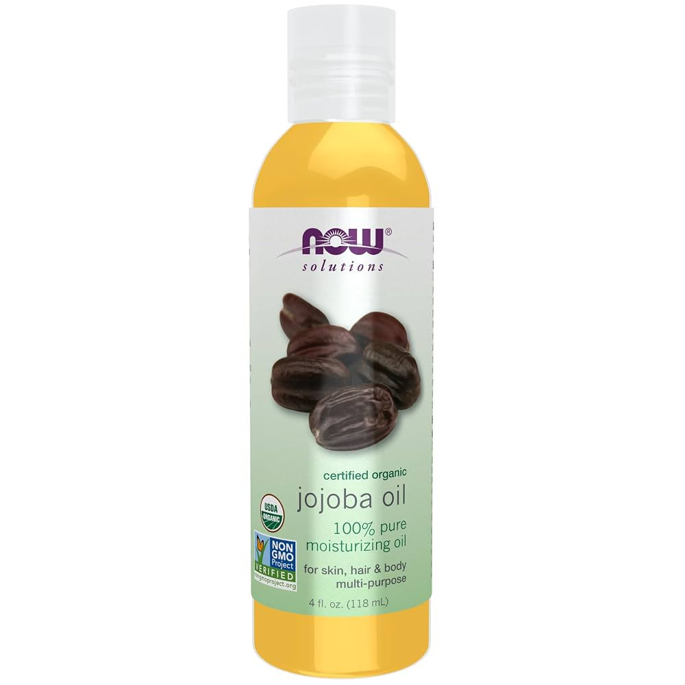 NOW Foods Solutions, Organic Jojoba Oil, Moisturizing Multi-Purpose Oil for Face, Hair and Body, ... | Amazon (US)