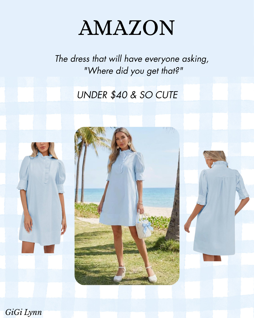 ✨ Amazon Fashion Find Alert! ✨

If you're searching for the perfect summer dress that is cute, comfortable, flattering, and budget-friendly, this YEXPINE Women's Puff Sleeve Summer Dress checks every box. Featuring a feminine ruffle collar, trendy puff sleeves, a flattering A-line silhouette, and everyone's favorite feature—POCKETS—this is the throw-on-and-go dress you'll wear all season long.

Whether you're heading to brunch, church, teacher meetings, family photos, vacation, shopping, or date night, this versatile mini dress can easily be dressed up with wedges or kept casual with sandals and sneakers.

☀️ Why shoppers are loving it:
✔️ Flattering A-line fit
✔️ Lightweight summer fabric
✔️ Trendy puff sleeves
✔️ Functional pockets
✔️ Easy everyday style
✔️ Perfect for teachers, moms, and busy women

This affordable Amazon dress looks much more expensive than it is and is quickly becoming a summer wardrobe favorite. If you're looking for a comfortable summer dress that earns compliments everywhere you go, add this one to your cart!

🛍️ Save this post for your next Amazon fashion haul!

#AmazonFashion #SummerDress #AmazonFinds #TeacherStyle #AffordableFashion #PuffSleeveDress #CasualChic #MomStyle #LTKFashion #SummerOutfits 

 