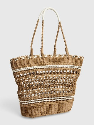 Straw Beach Tote Bag | Gap (US)