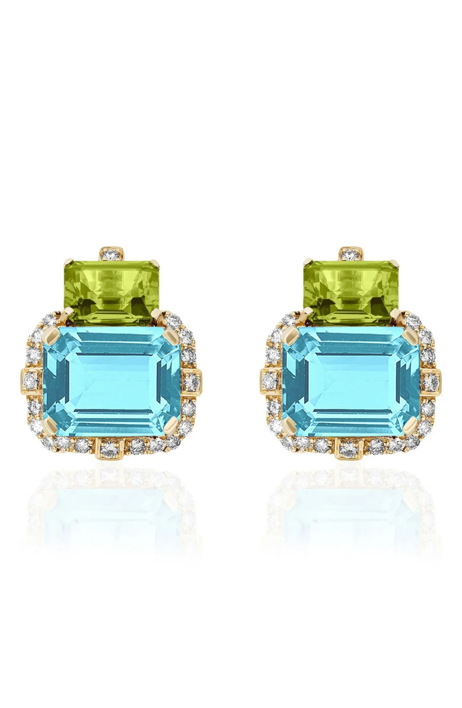 GOSHWARA Gossip Semiprecious Stone Stud Earrings | Nordstrom | Nordstrom
