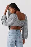MINKPINK Harlow Paisley Print Cropped Top | Urban Outfitters (US and RoW)