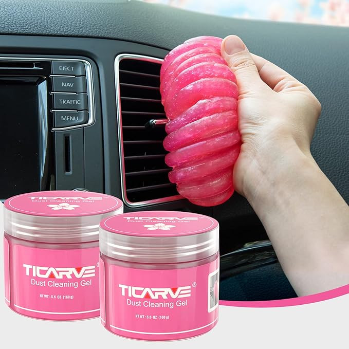 TICARVE 2Pack Cleaning Gel Car Putty Car Clean Putty Gel Auto Tools Car Interior Cleaner Car Clea... | Amazon (US)
