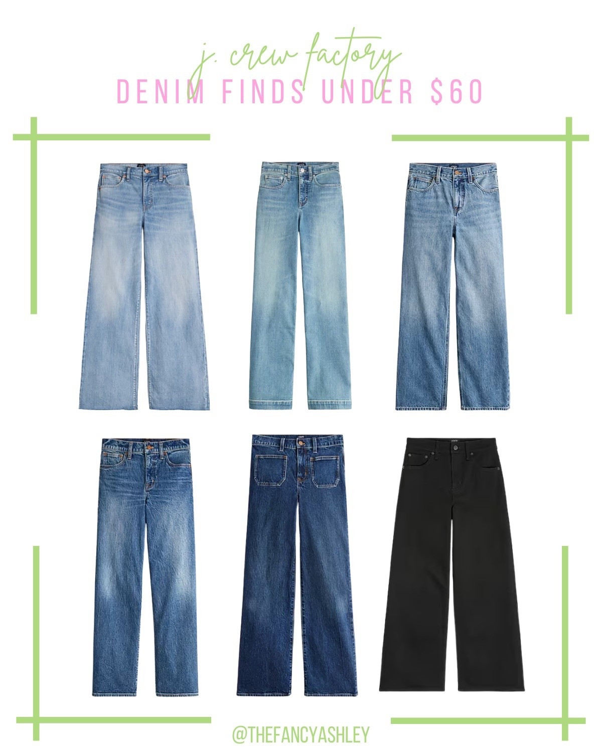 Labor Day savings happening at J.Crew Factory! 40-70% off the entire store and sitewide. Loving these denim finds - perfect for fall and all under $60! Pair with your favorite tops, tons of styles and washes to choose from. Price point perfection!

#LTKSeasonal #LTKSaleAlert #LTKFindsUnder100